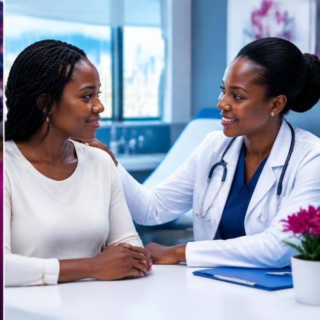 Reassuring gynaecology follow-up conversation